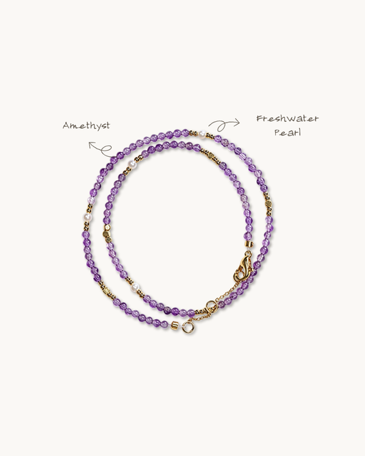 Full Circle Series, Amethyst Bracelet, Sharpen Your Mind