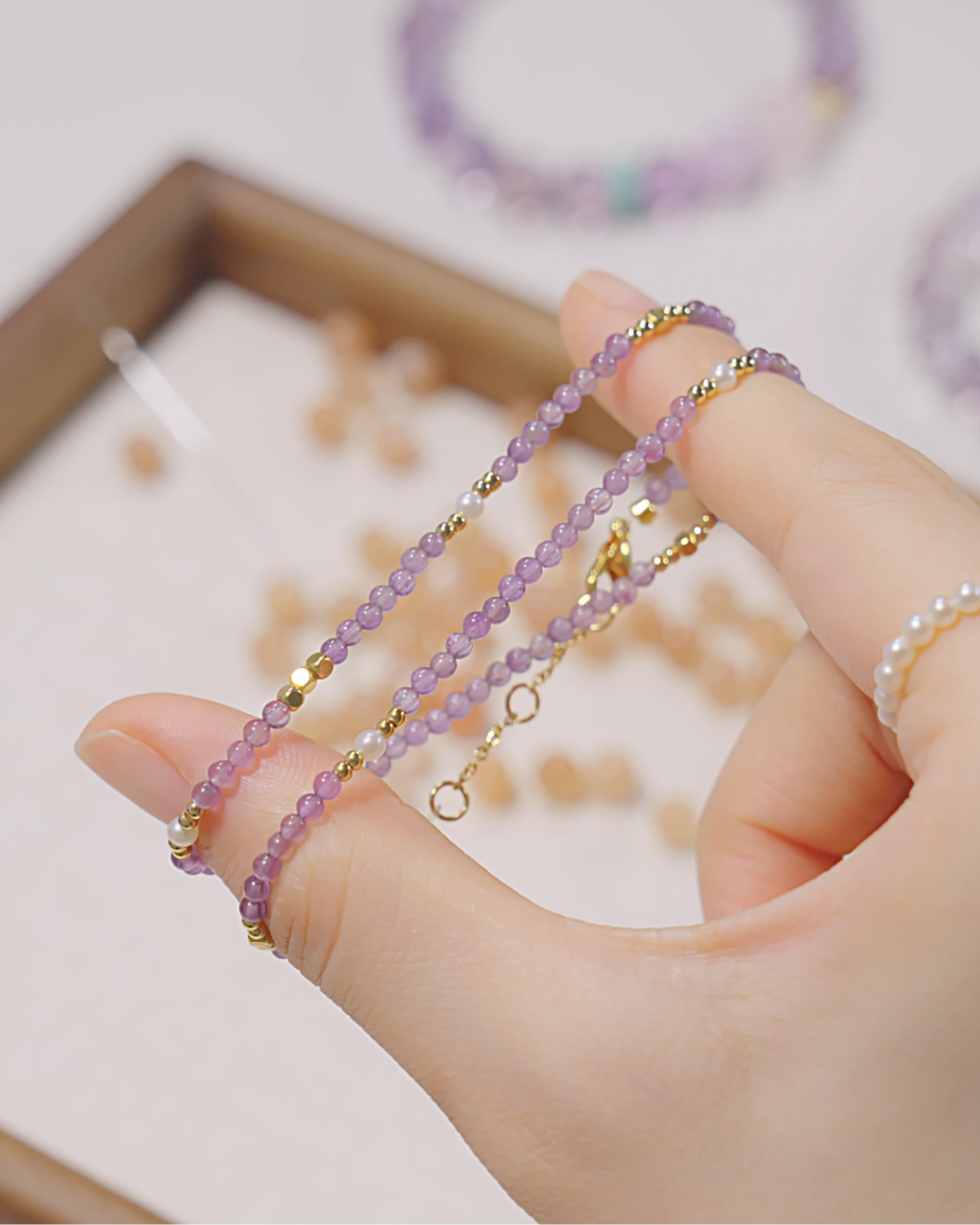 Full Circle Series, Amethyst Bracelet, Sharpen Your Mind