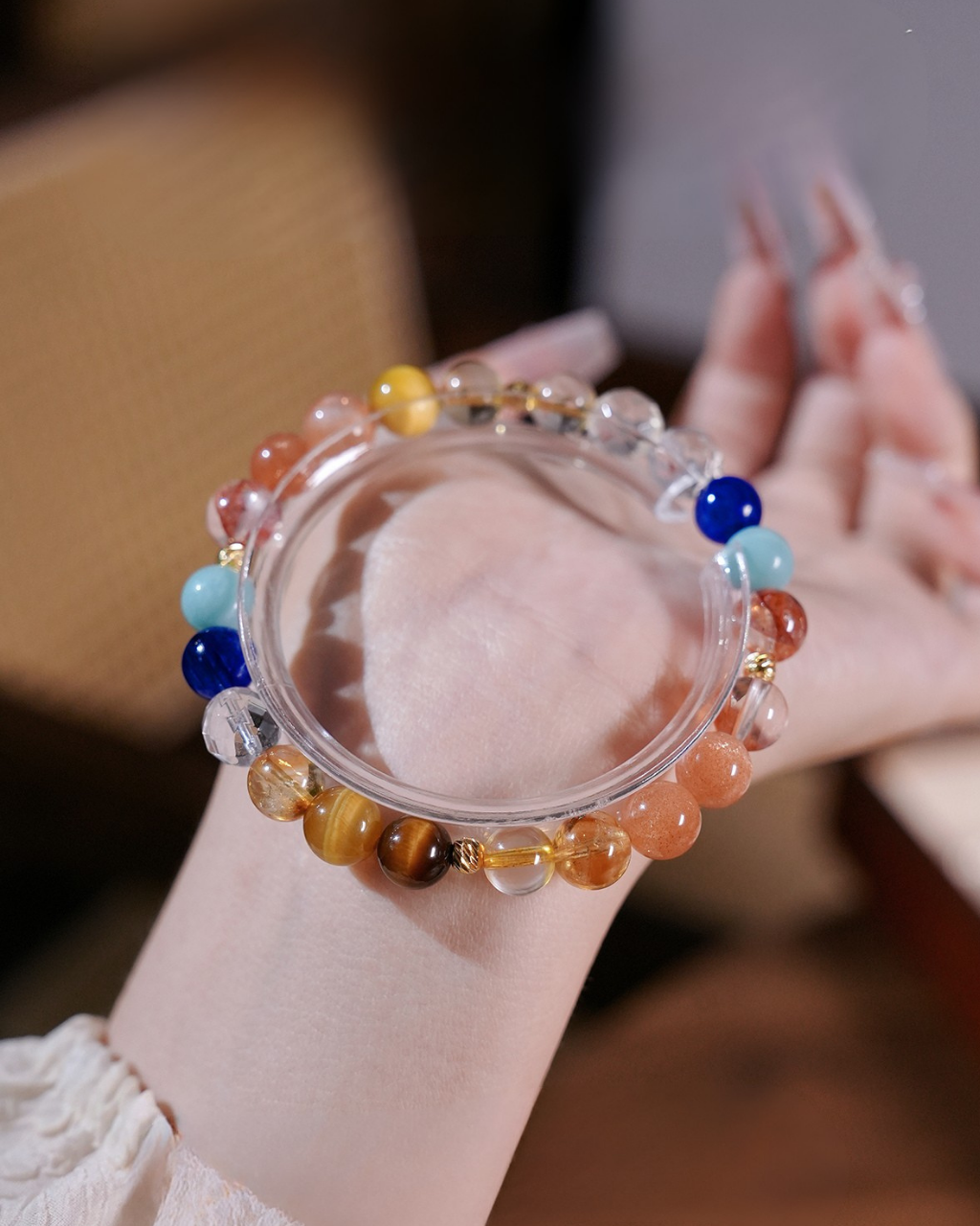 Roman Holiday, Multi-Gemstone Bracelet, Attract Wealth