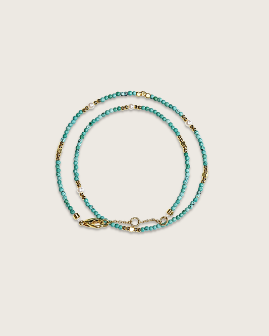 Full Circle Series, Turquoise Bracelet, Ease Your Stress