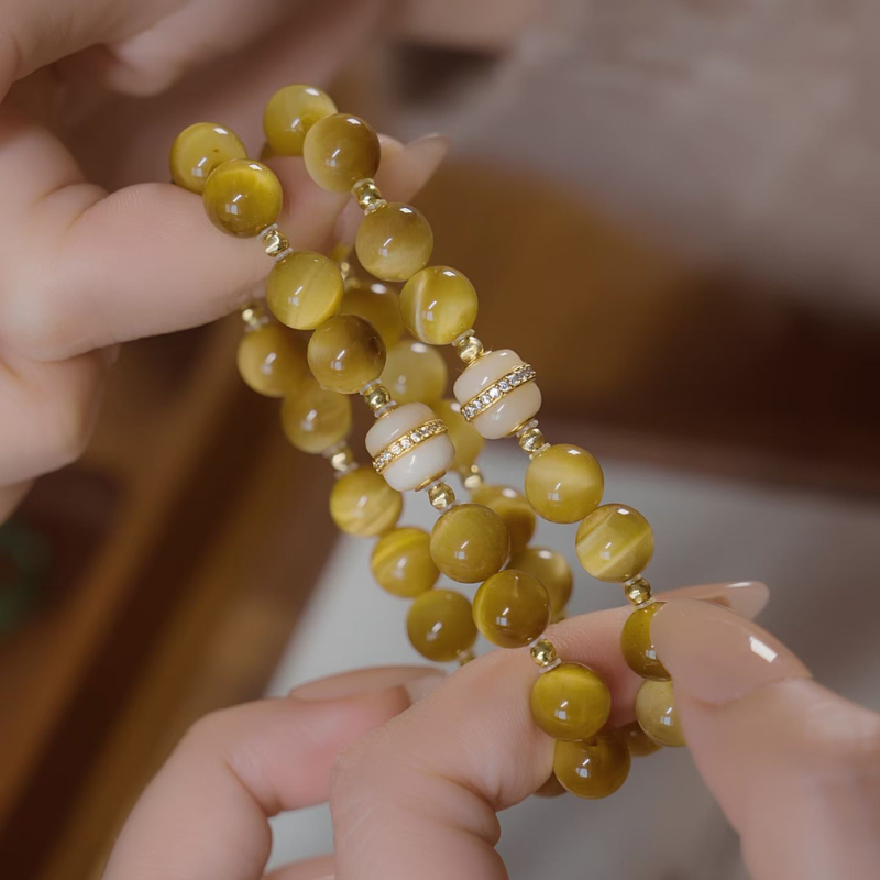 Bracelet | Wrist Galaxy – Golden Tiger Eye for Confidence & Career Wealth