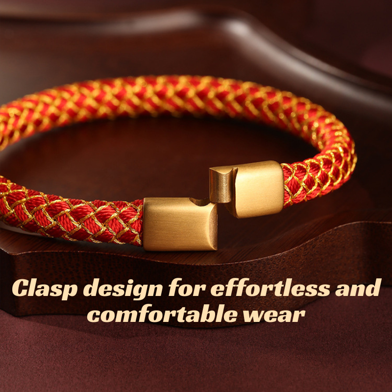 Red String Bracelet｜Five Elements Dragon Scale - Personalized Feng Shui & Energy Balance Talisman