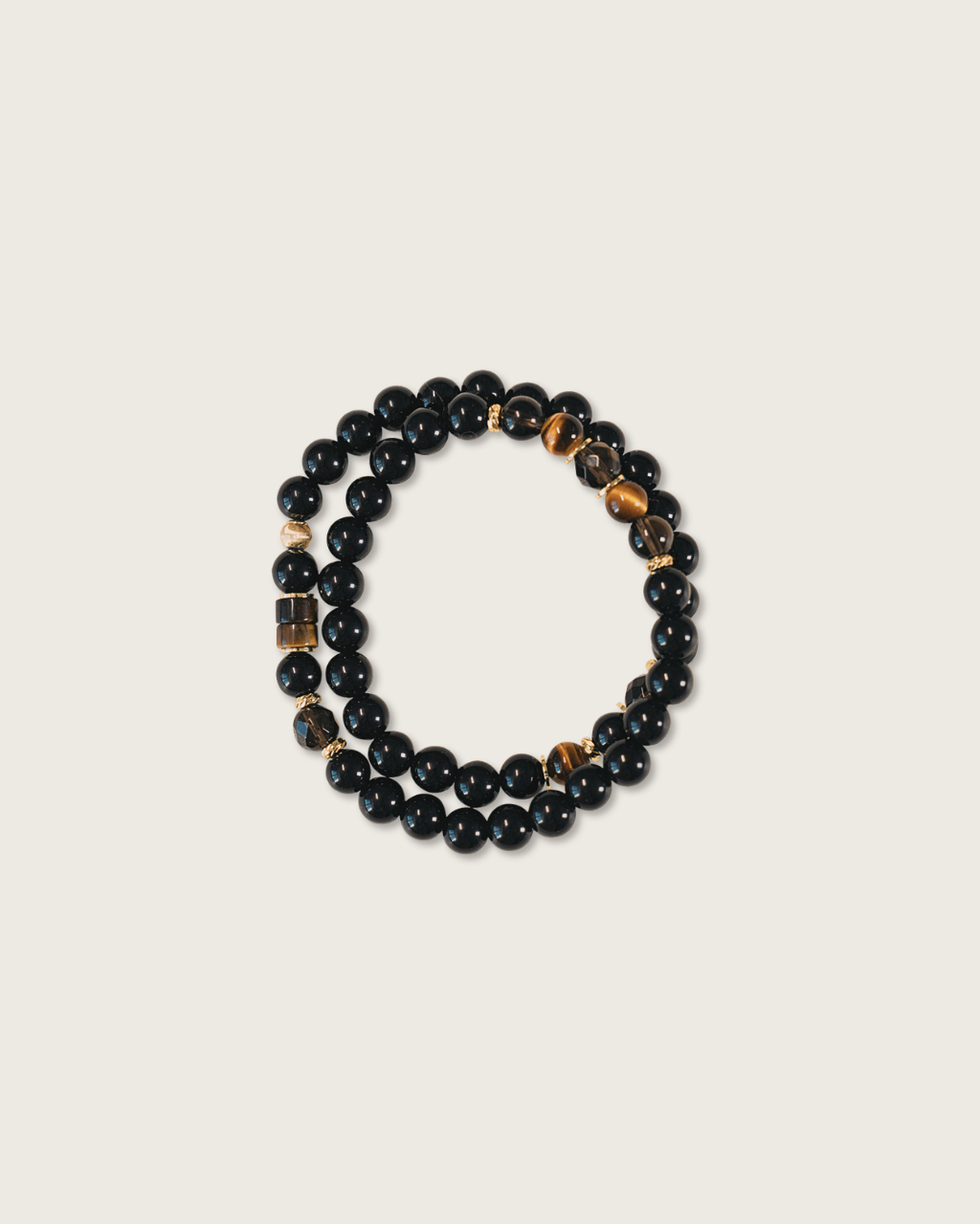 Wish Fulfilled, Multi-Wrap Obsidian Bracelet, Protect Your Wishes