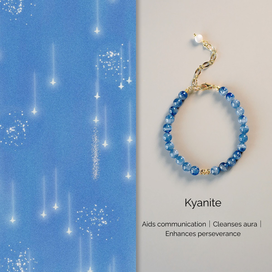 Bracelet | Wrist Galaxy – Kyanite for Communication & Healing
