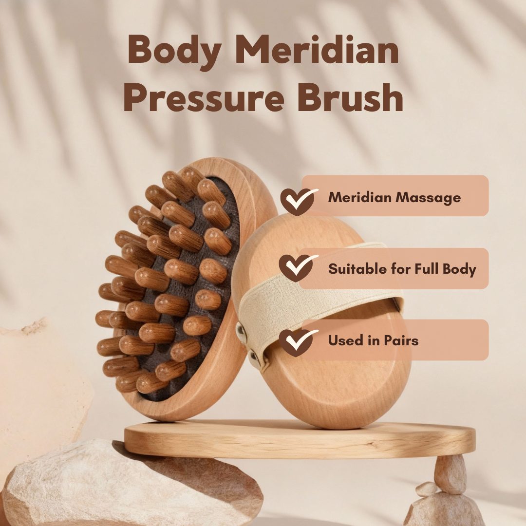 Body Meridian Pressure Brush-Vitality, Detox, and Inner Balance