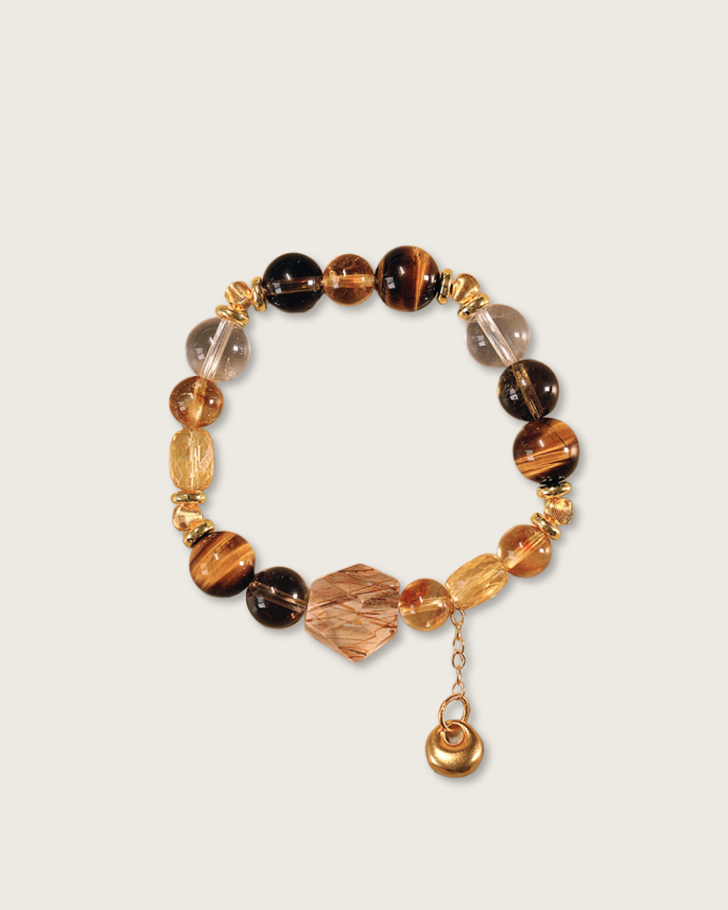 Wealth Vault, Tiger Eye & Citrine Bracelet, Build Your Fortune