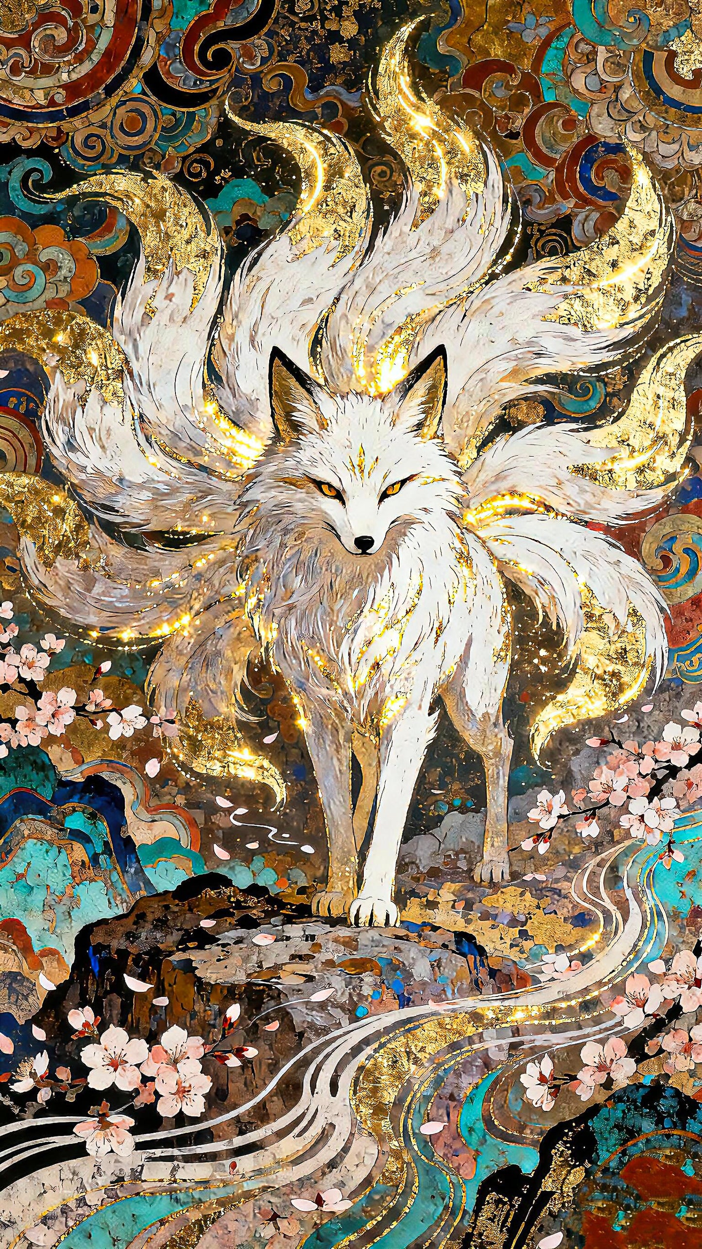 Mystic Nine-Tails Wallpaper: For Charm & Serendipity