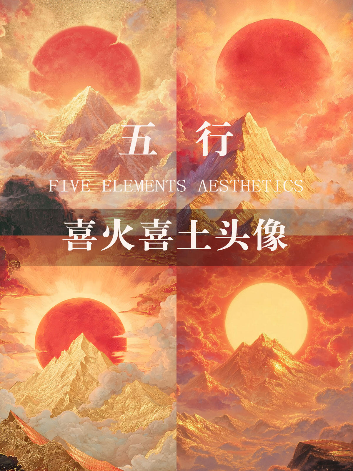 Amplify Success & Stability: 'Mountain Fire' Element Avatar for Career & Life