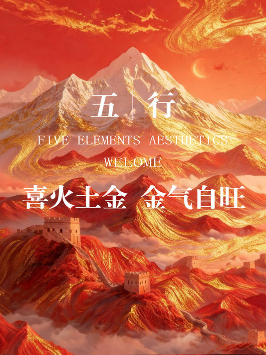 Harmonize Ambition & Fortune: 'Fire Earth Metal' Wallpaper for Success Flow