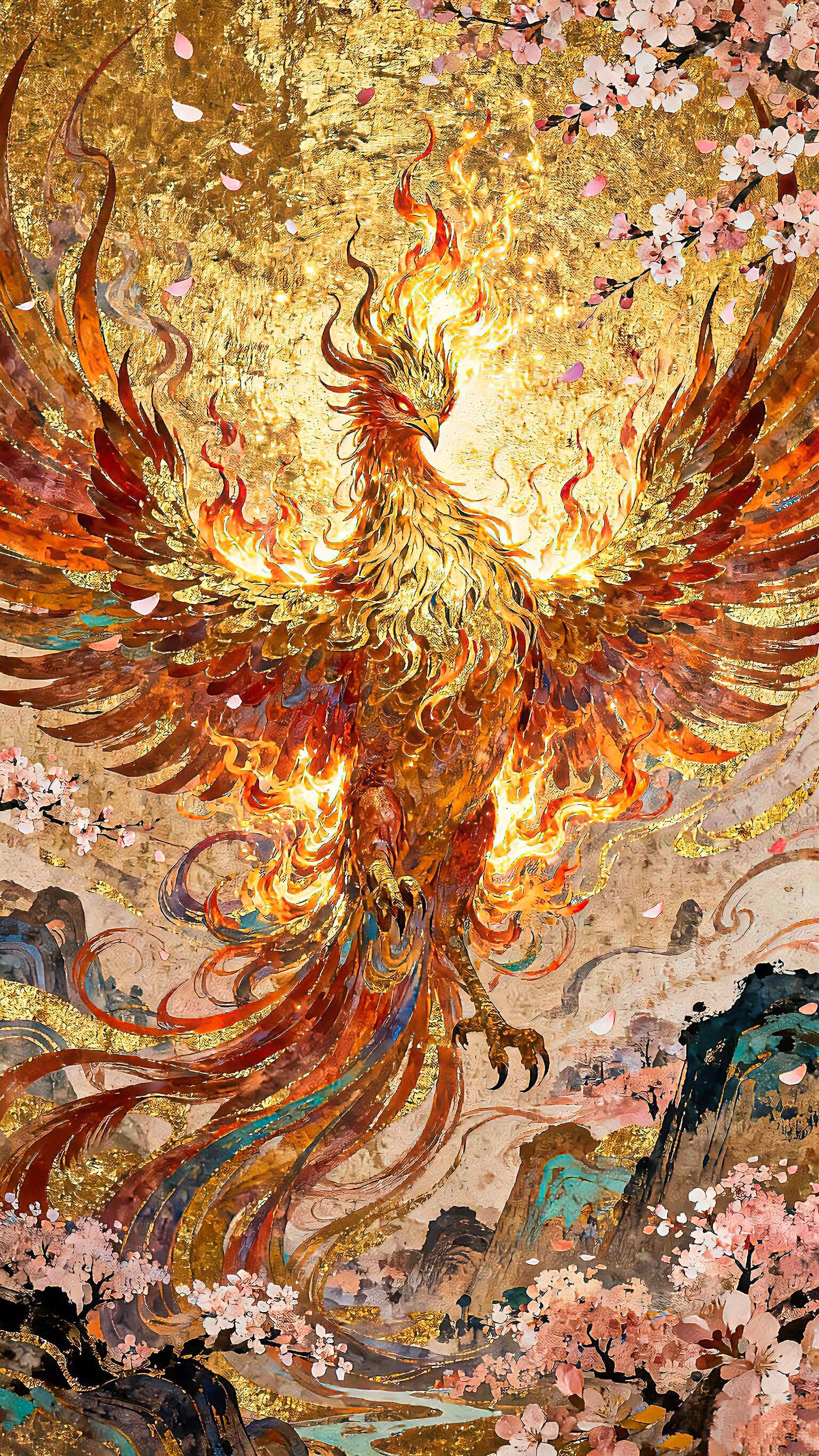 Vermilion Bird Wallpaper: Ignite Passion & New Beginnings