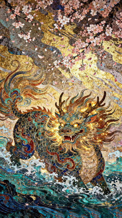 Noble Qi Lin Wallpaper: For Divine Protection & Career Success