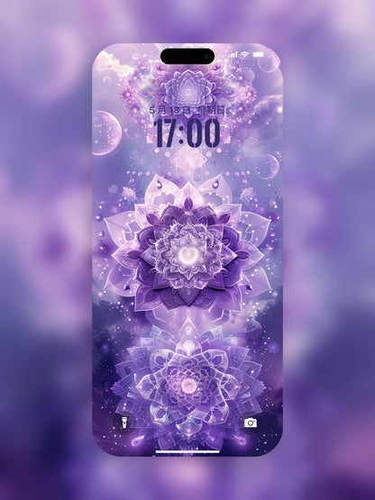 Awaken Your Intuition: Crown Chakra Wallpaper for Clarity & Wisdom