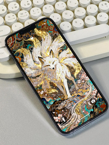 Mystic Nine-Tails Wallpaper: For Charm & Serendipity