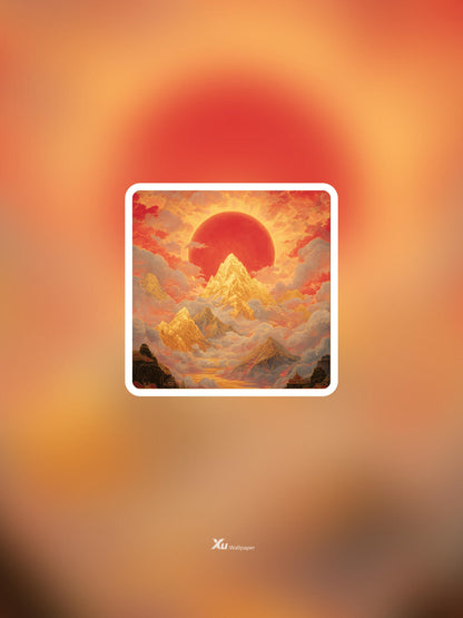 Amplify Success & Stability: 'Mountain Fire' Element Avatar for Career & Life