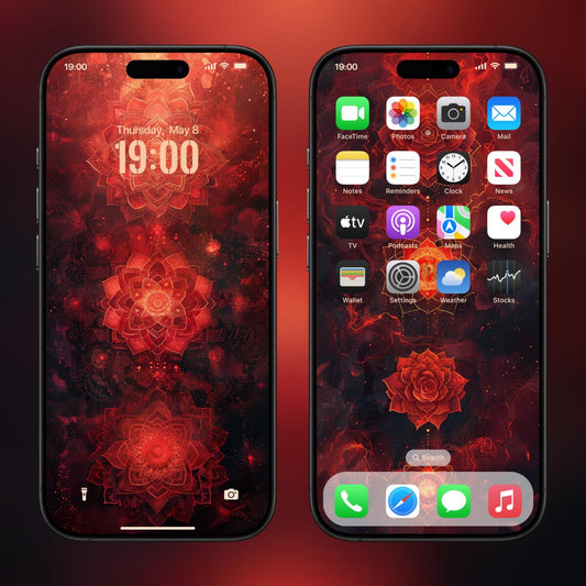 Feel Grounded & Secure: Root Chakra Wallpaper for Stability