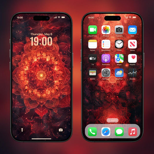 Feel Grounded & Secure: Root Chakra Wallpaper for Stability