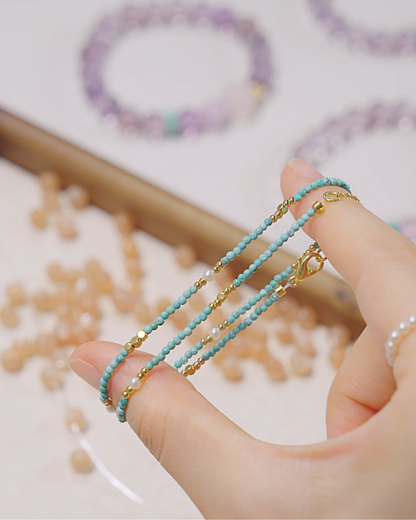 Full Circle Series, Turquoise Bracelet, Ease Your Stress