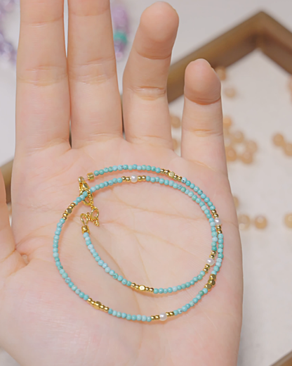 Full Circle Series, Turquoise Bracelet, Ease Your Stress