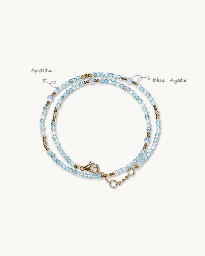 Full Circle Series, Apatite Bracelet, Find Your Voice