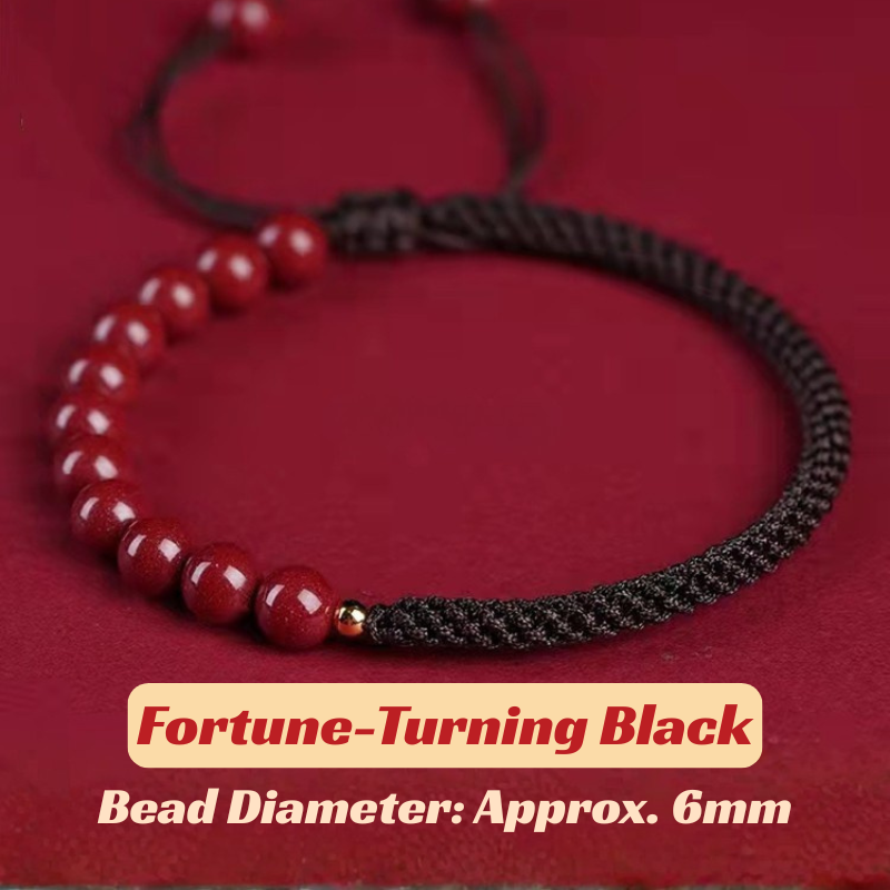 Red String Bracelet｜9-Layer Vajra Knot Cinnabar for Protection & Negative Energy Cleansing