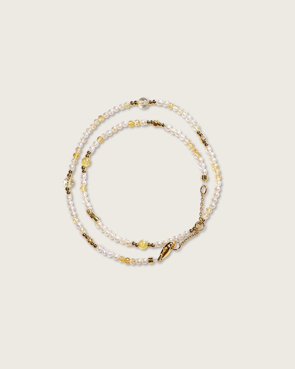 Full Circle Series, Citrine Bracelet, Attract Wealth
