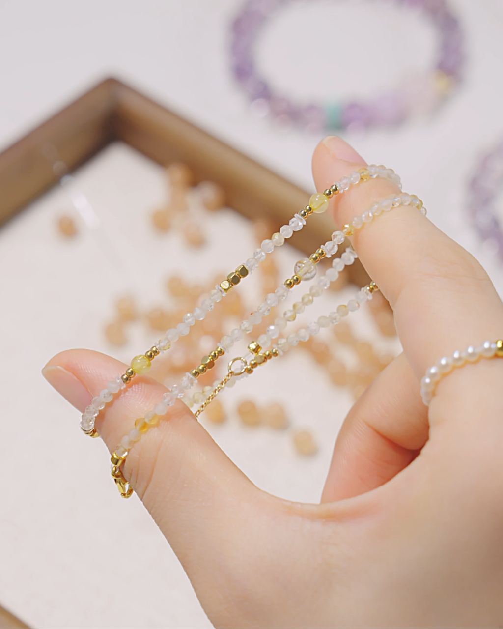 Full Circle Series, Citrine Bracelet, Attract Wealth