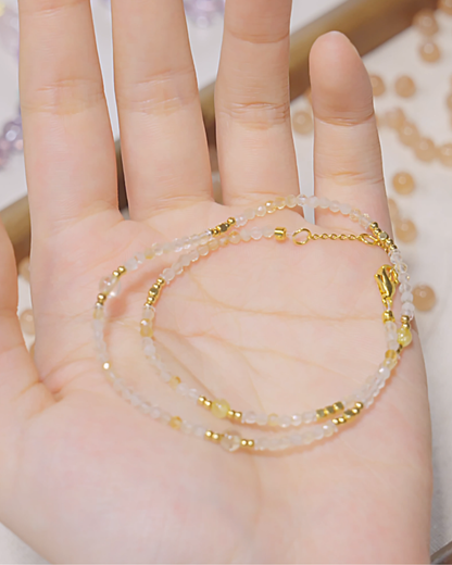 Full Circle Series, Citrine Bracelet, Attract Wealth
