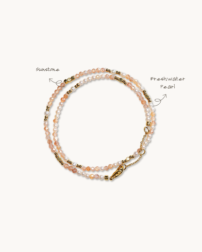 Full Circle Series, Sunstone Bracelet, Brighten Your Day