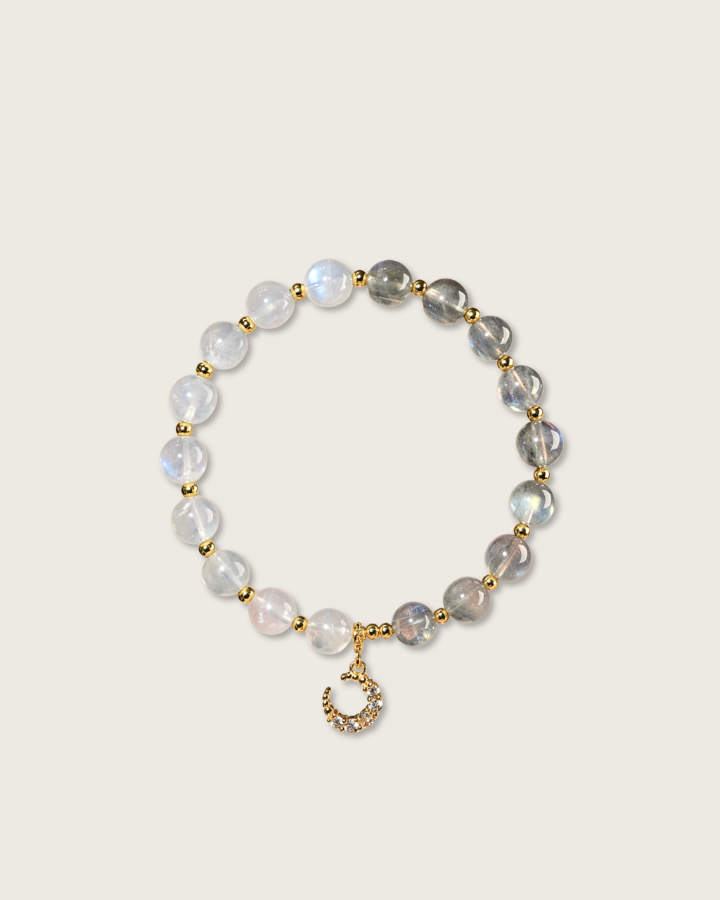 Moonlit Dream, Moonstone Bracelet, Rest & Receive