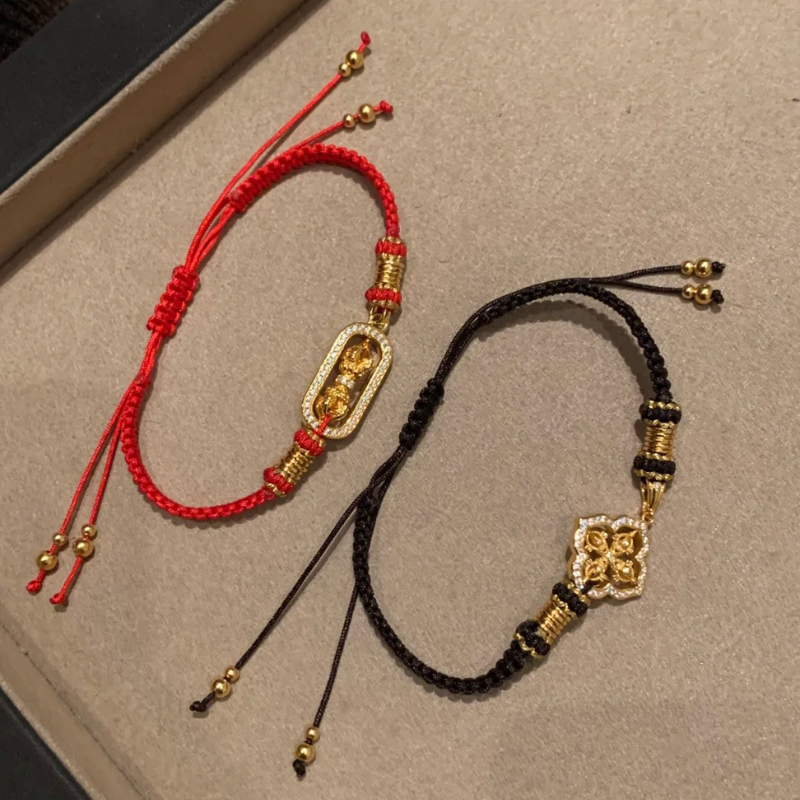 Gold-Plated 925 Silver｜Vajra Cross Bracelet - Buddhist Symbol for Protection & Inner Strength