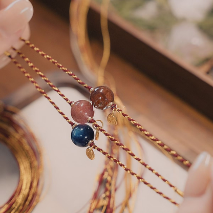 2026 Year of the Horse Red String Bracelet for「Rabbit」| Blessed “Fu” Charm