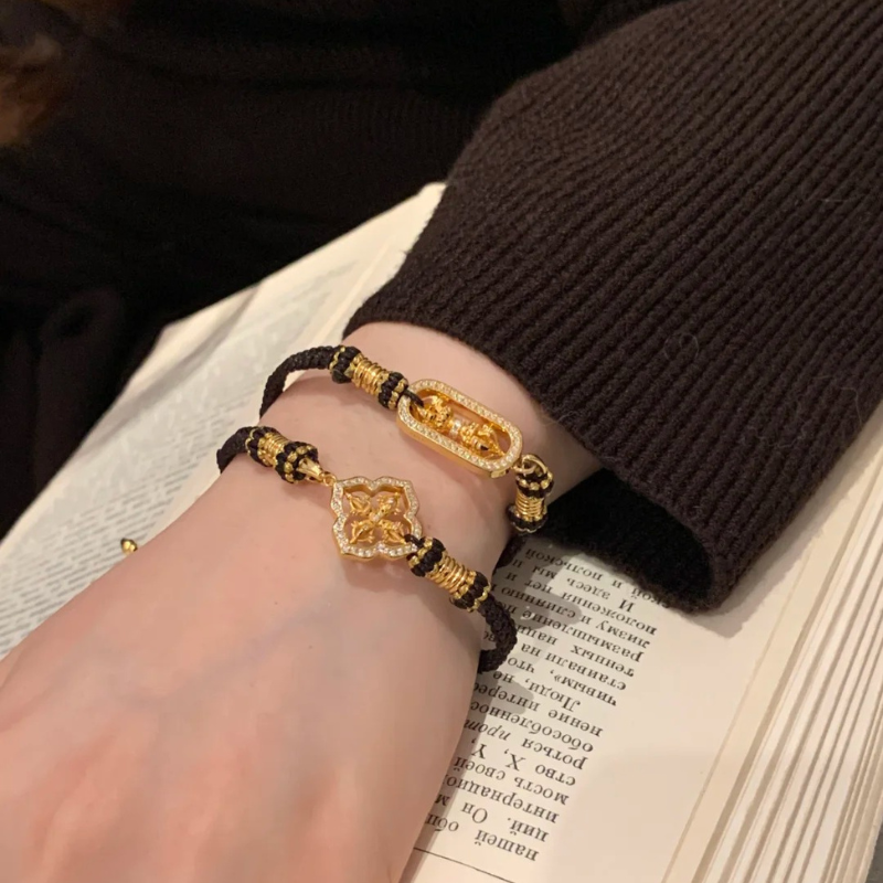 Gold-Plated 925 Silver｜Vajra Cross Bracelet - Buddhist Symbol for Protection & Inner Strength