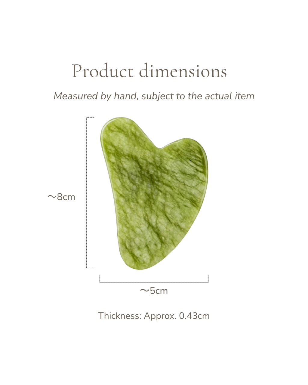 Jade Gua Sha Board - Xiuyu Jade, For Nurture