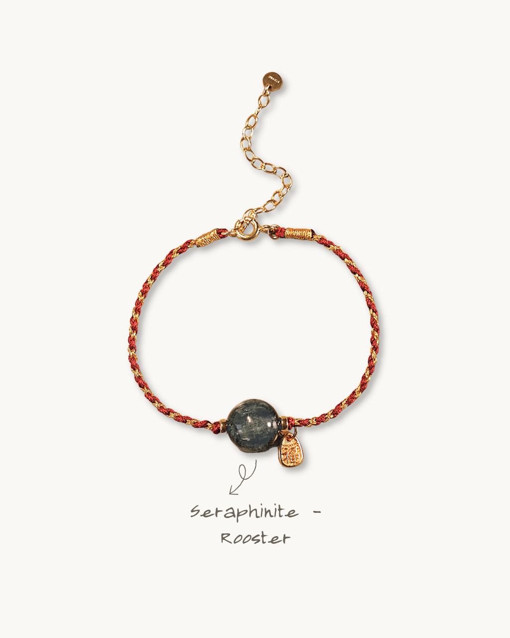 Chinese Zodiac Rooster Bracelet, Bless Your 2026