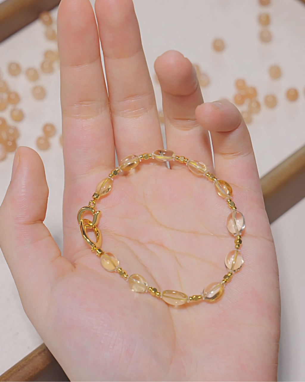 Freeform Series, Citrine Bracelet, Attract Wealth