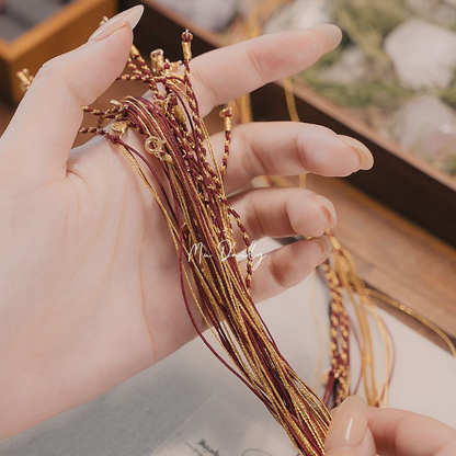 2026 Year of the Horse Red String Bracelet for「Rabbit」| Blessed “Fu” Charm