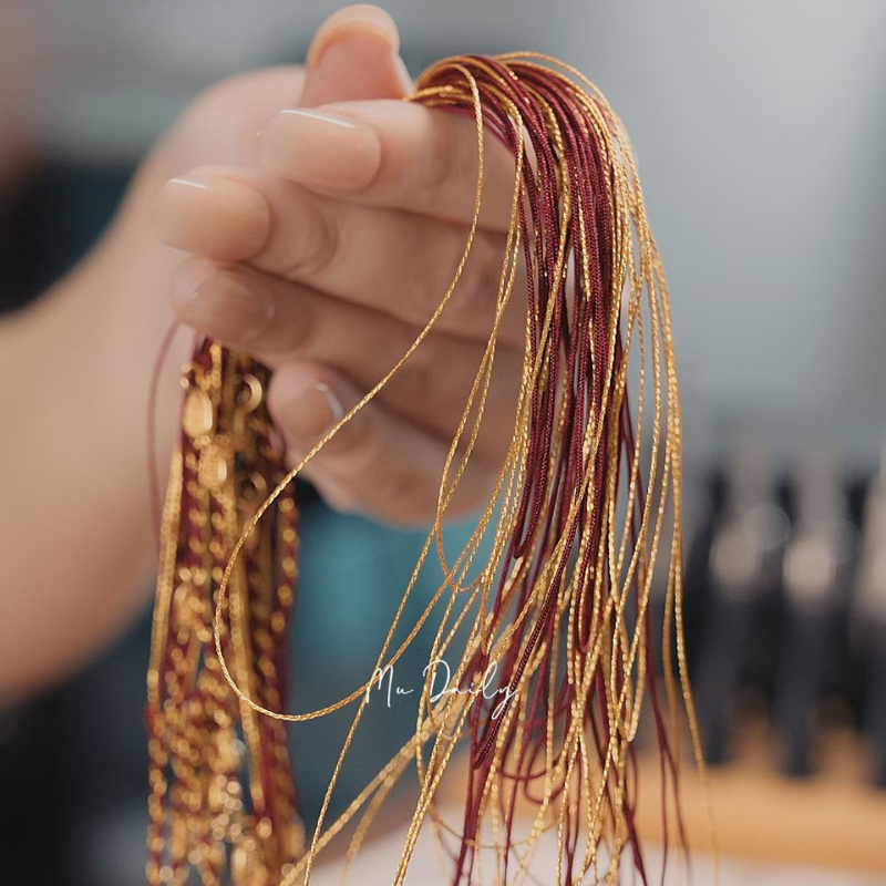 2026 Year of the Horse Red String Bracelet for「Rabbit」| Blessed “Fu” Charm