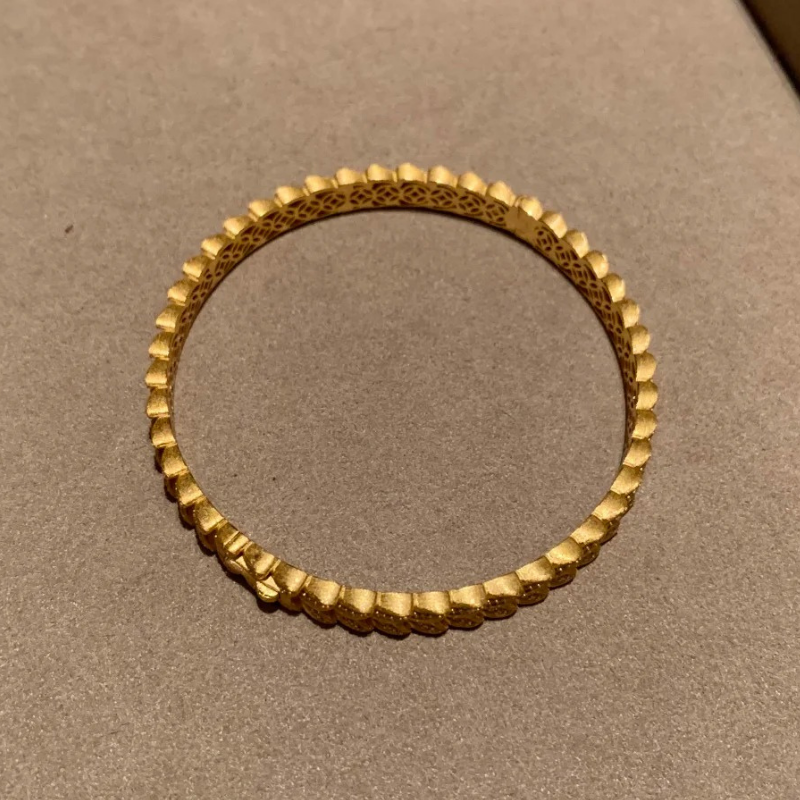 Gold-Plated 925 Silver｜ Wheat Ear Bangle