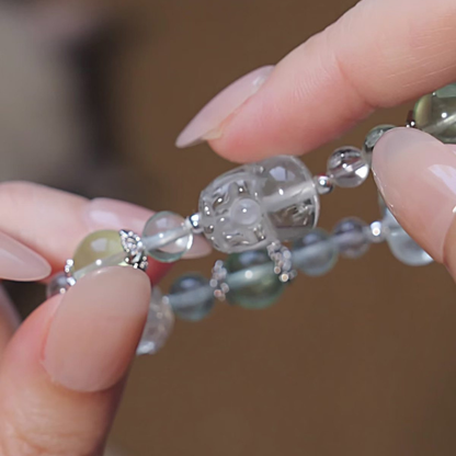 Bracelet | Pixiu Wealth Vault – Green Quartz Pixiu for Career Growth