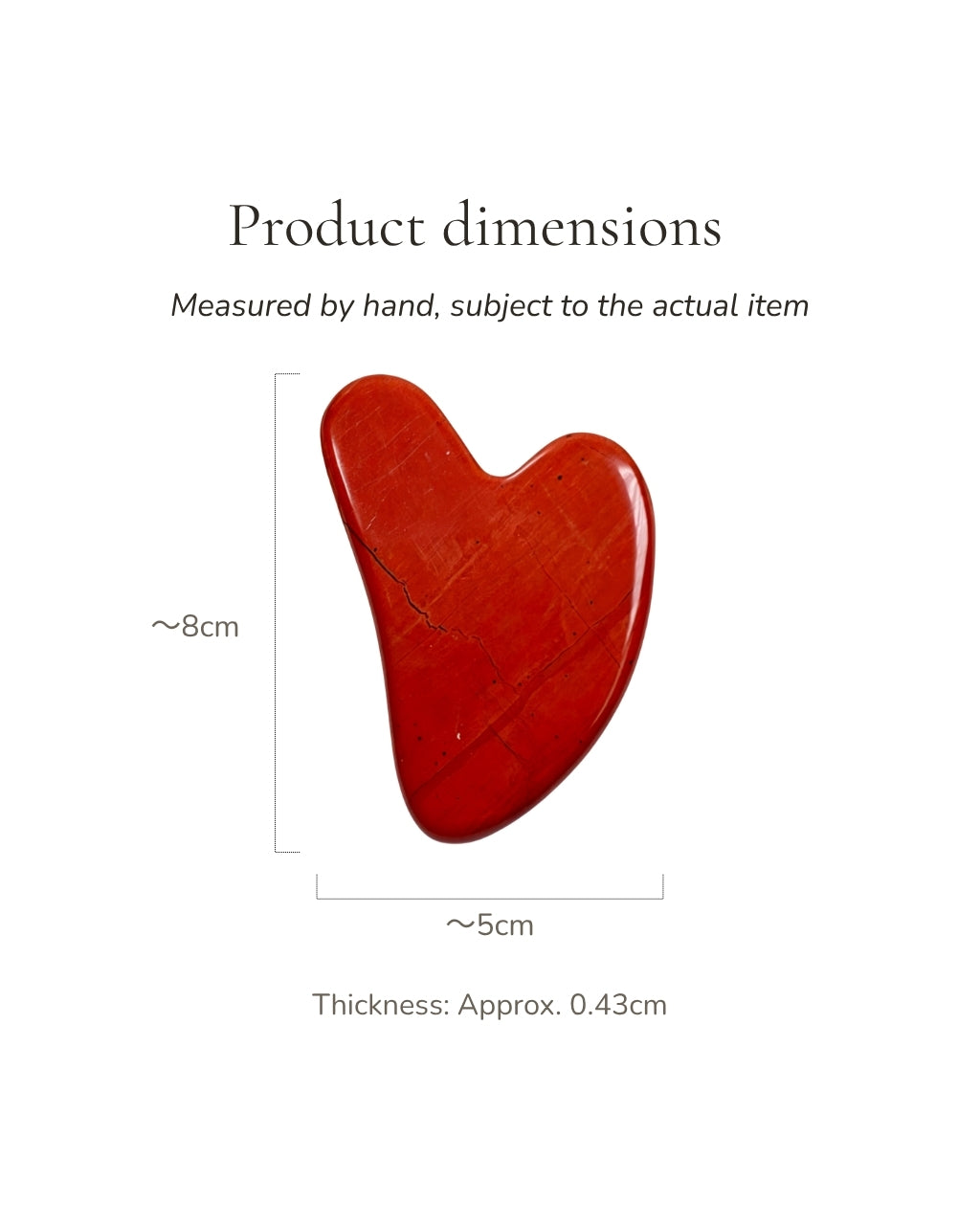 Red Jasper Gua Sha Tool