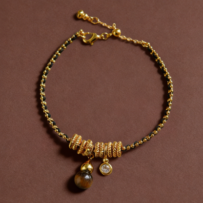 Red String Bracelet｜Tiger‘s Eye  - Courage & Protection