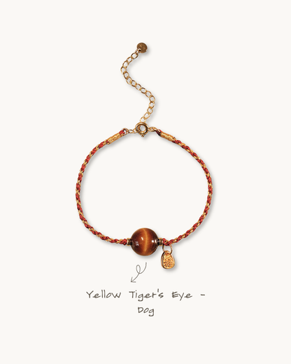 Chinese Zodiac Dog Bracelet, Bless Your 2026