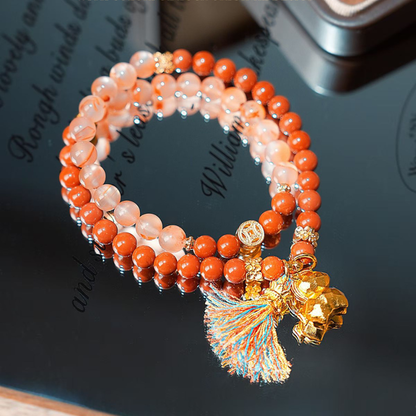 Double-wrap Bracelet｜Red Horse Gold Fortune 2026 Ben Ming Nian