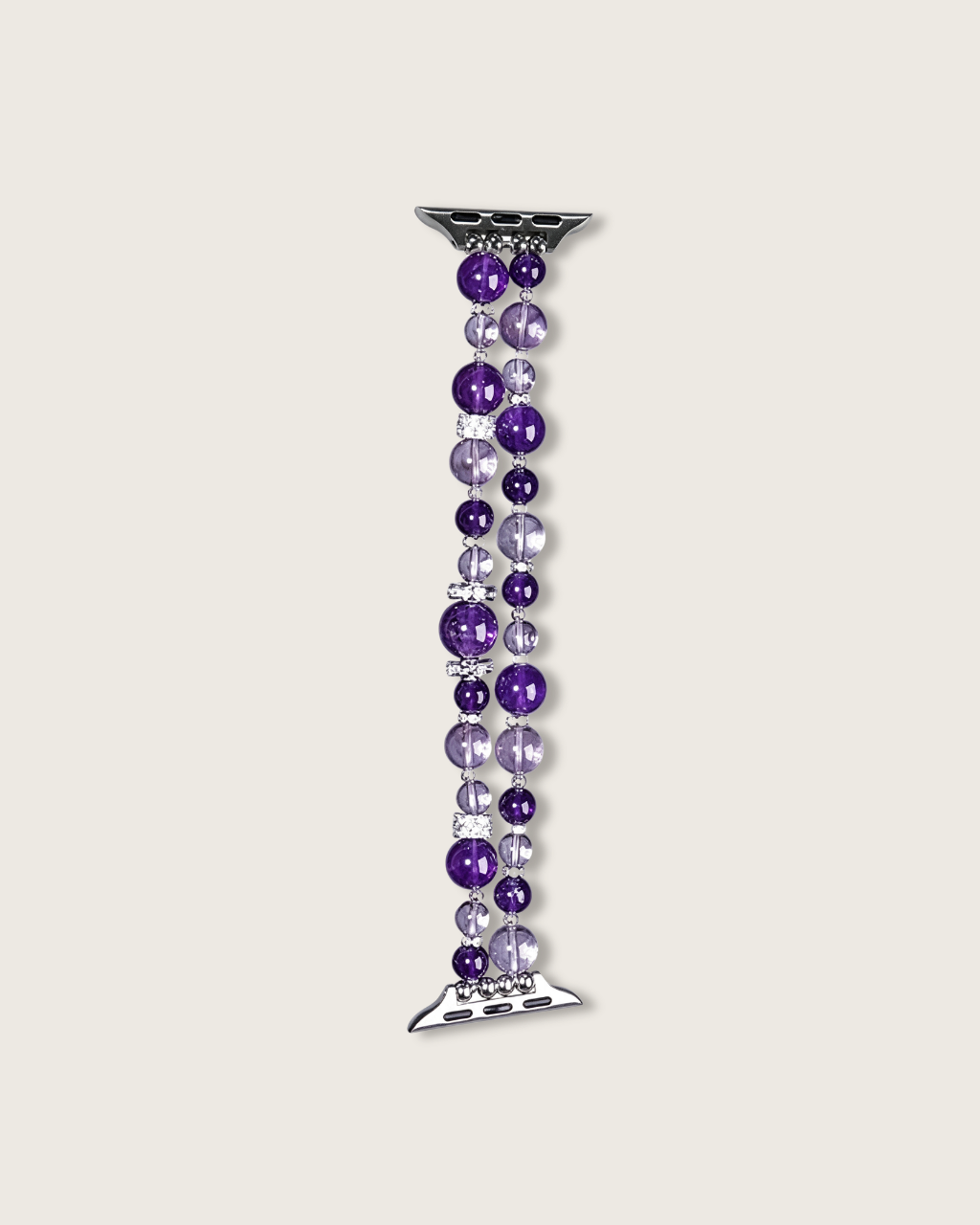 Purple Bubbles, Amethyst Watch Band, Sharpen Your Focus