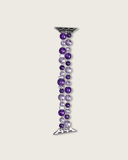 Purple Bubbles, Amethyst Watch Band, Sharpen Your Focus