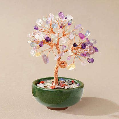 Fluorite Feng Shui Tree | Crystal Tree for Spiritual Growth & Balance