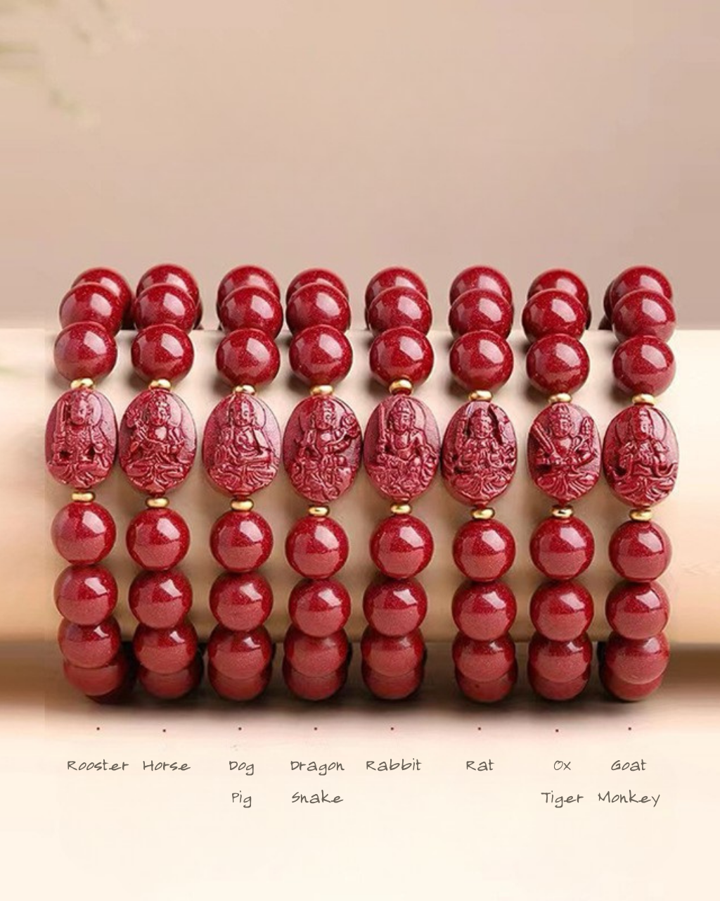 Cinnabar Zodiac Guardian Bracelet for Blessing & Guardianship