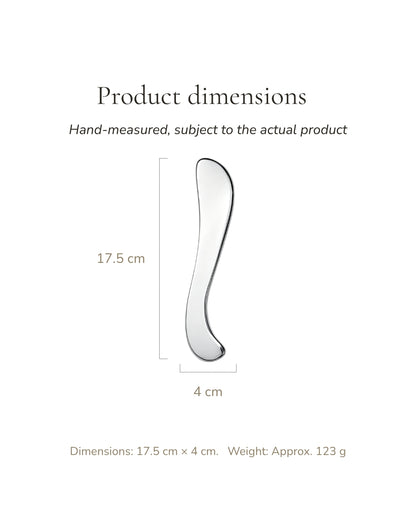 Stainless Steel S-Curve Gua Sha Tool