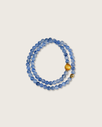 Starry Night, Multi-Wrap Blue Kyanite｜Boost Your Confidence