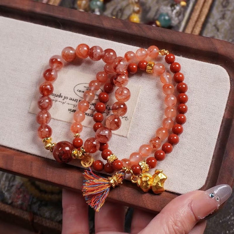 Double-wrap Bracelet｜Red Horse Gold Fortune 2026 Ben Ming Nian